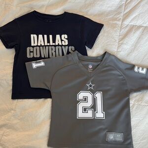 NFL Kids T-Shirt and Jersey Set - Black and Gray
